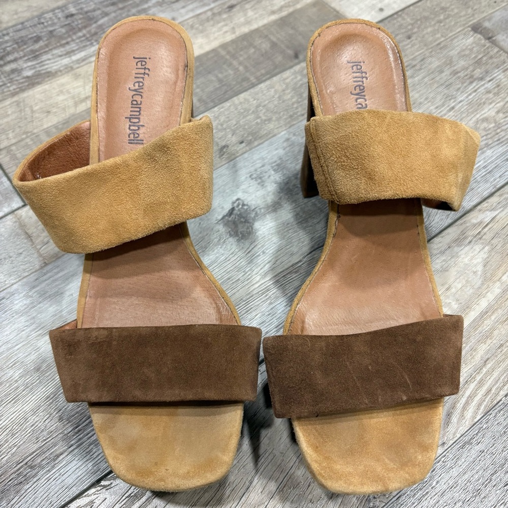 Jeffrey Campbell Adriana Two Tone Heels - Picture 3 of 6